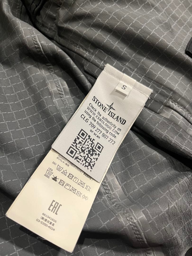 ストーンアイランド ライトソフトシェル ジャケット ブラックS