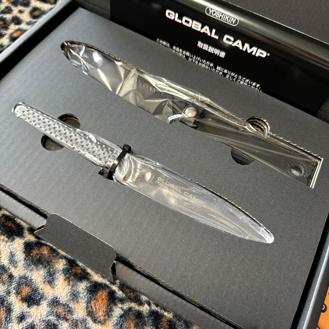グローバル　キャンプ　セレーションナイフ⭐️初回限定ボード付き