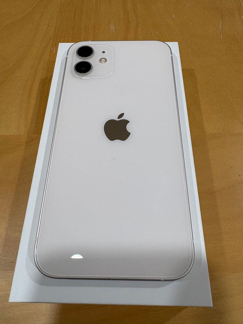 【美品】Apple iPhone 12 64GB ホワイト（付属品完備）