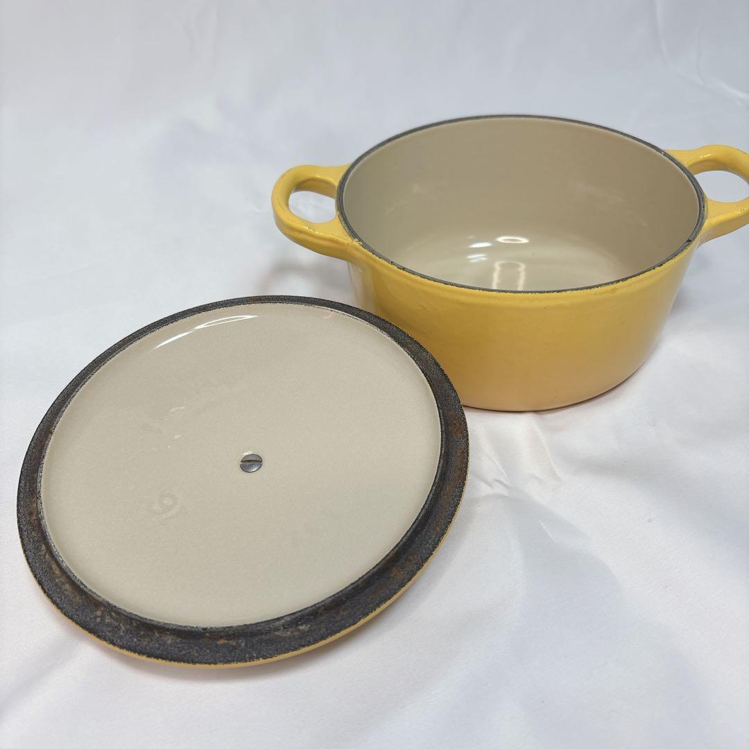 1回のみ使用✨️ル・クルーゼ 鋳物ホーロー鍋ココットロンド