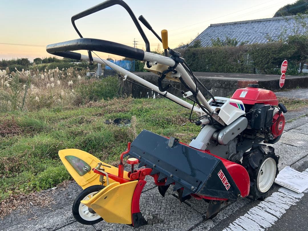 宮崎　イセキ　管理機 KCR63 5.3馬力 正逆転　耕運機 培土器　動画あり