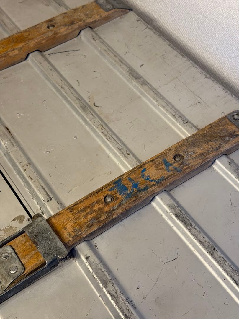 Zarges ビンテージ　折りたたみ式アルミコテナ