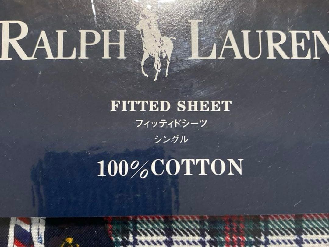 貴重廃盤柄✳︎ラルフローレン✳︎ポロベア✳︎フィッテドシーツ✳︎シングルサイズ