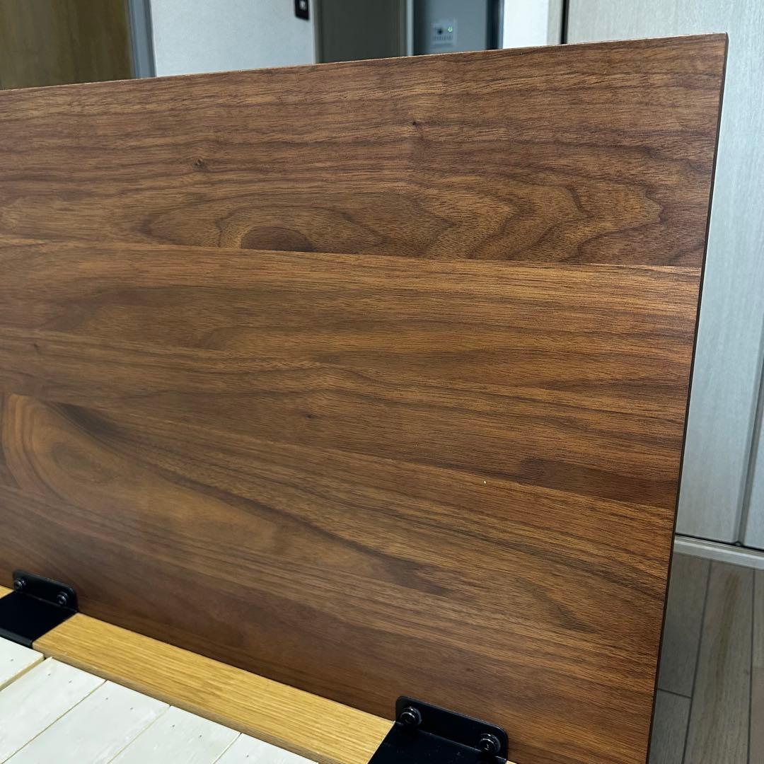 無印良品 セミダブル ウォールナット材 ヘッドボードのみ