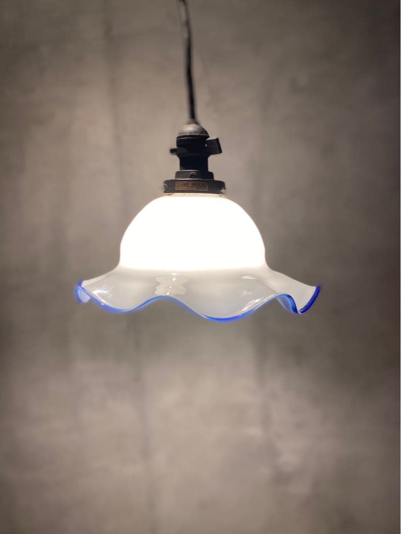 大正ロマン　フリル照明　JAPAN vintage