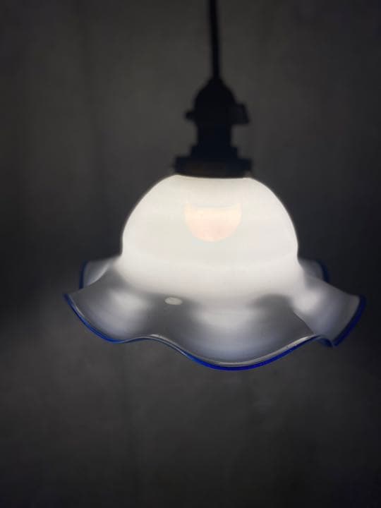 大正ロマン　フリル照明　JAPAN vintage