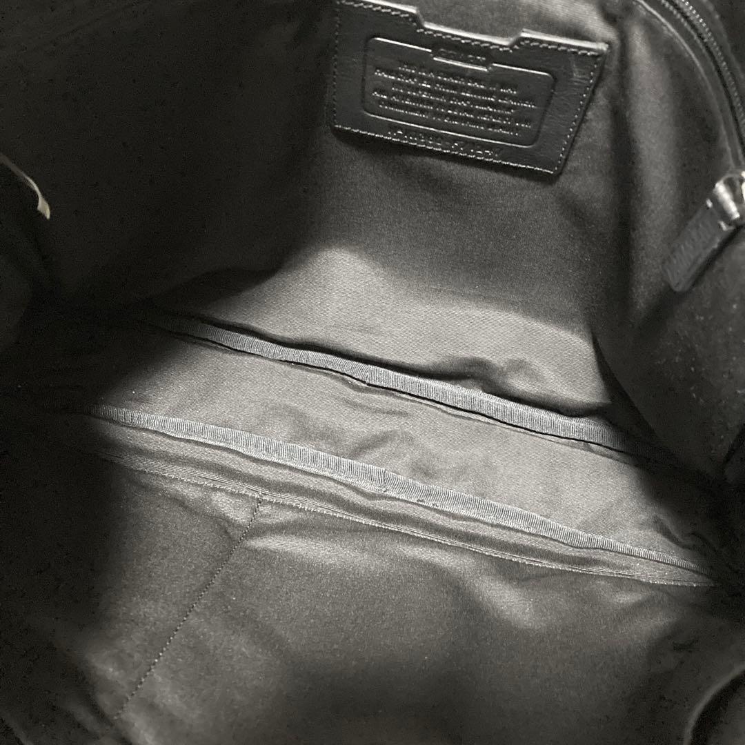 超美品 COACH コーチ メンズ ビジネスバッグ ブリーフケース 黒