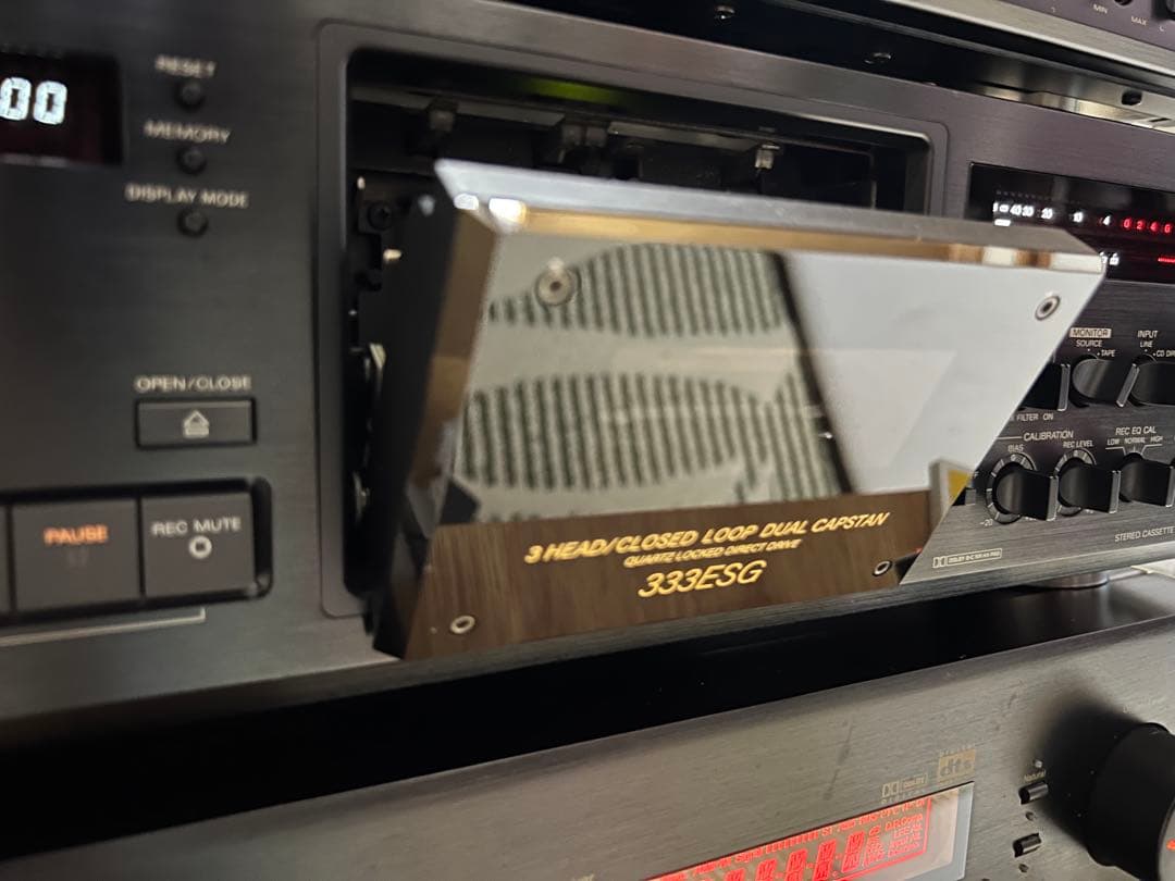 美品！SONYソニーTC-333ESGバブル全盛期の熟成3ベッドカセットデッキ