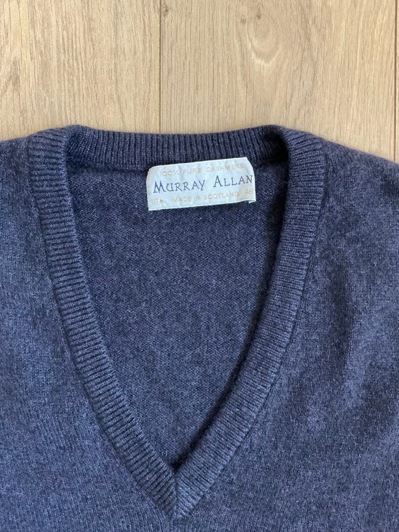 最高級✨MURRAY ALLAN カシミア100% スコットランド製 紺