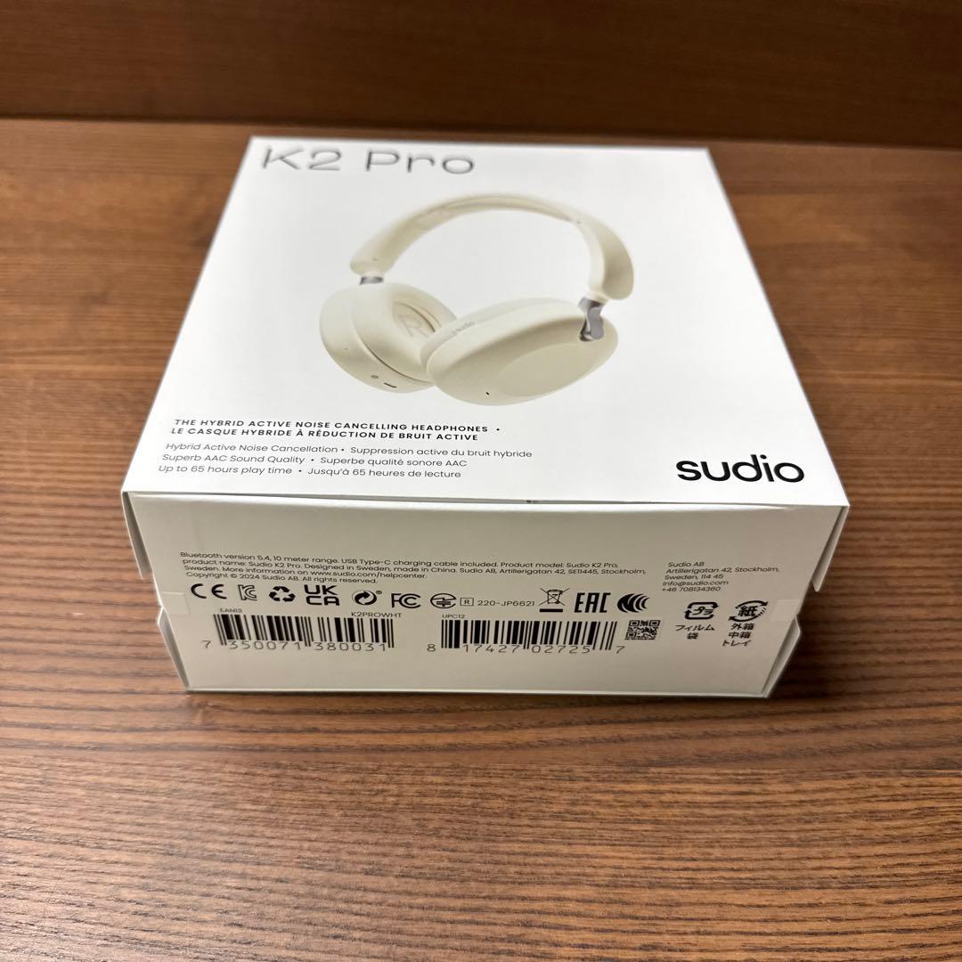 Sudio K2 Pro 次世代のハイブリッドアクティブノイズキャンセリングヘッ