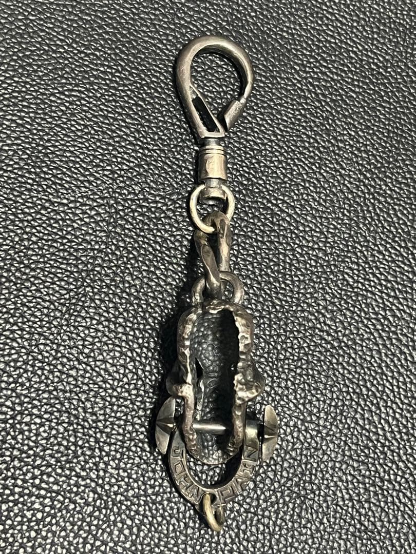 【完全オリジナル】スカルキーチェーン　ハンドメイド　シルバー925