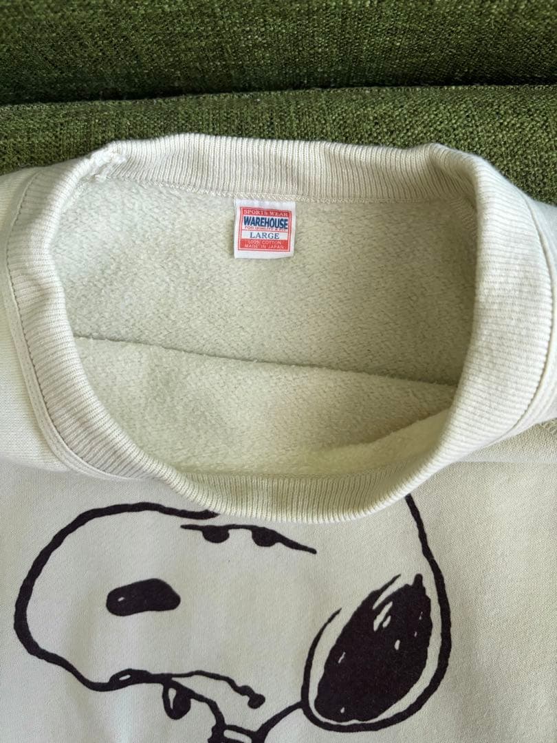 warehouse ウエアハウス スヌーピー スウェット Lサイズ