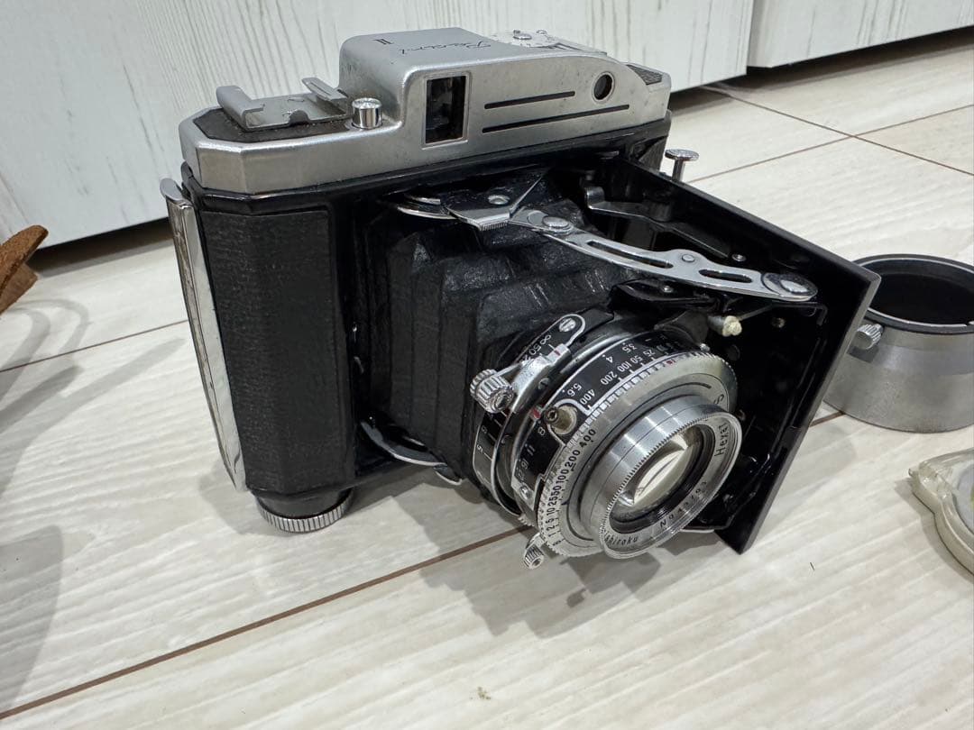 konica コニカ 小西六 Pearl II 革ケース付き