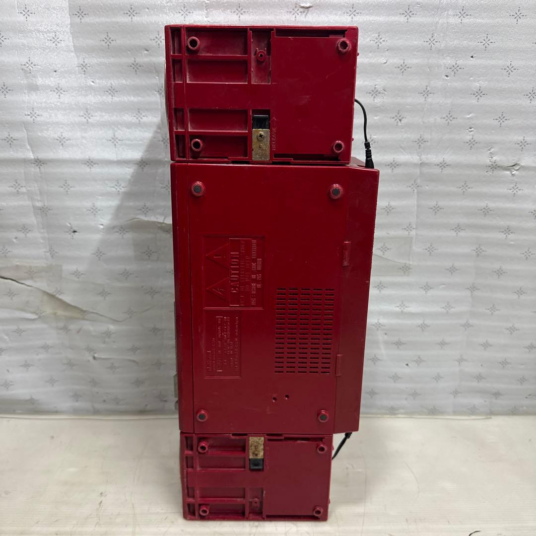 National RX-C50 ナショナル レッド ラジカセ 昭和レトロ