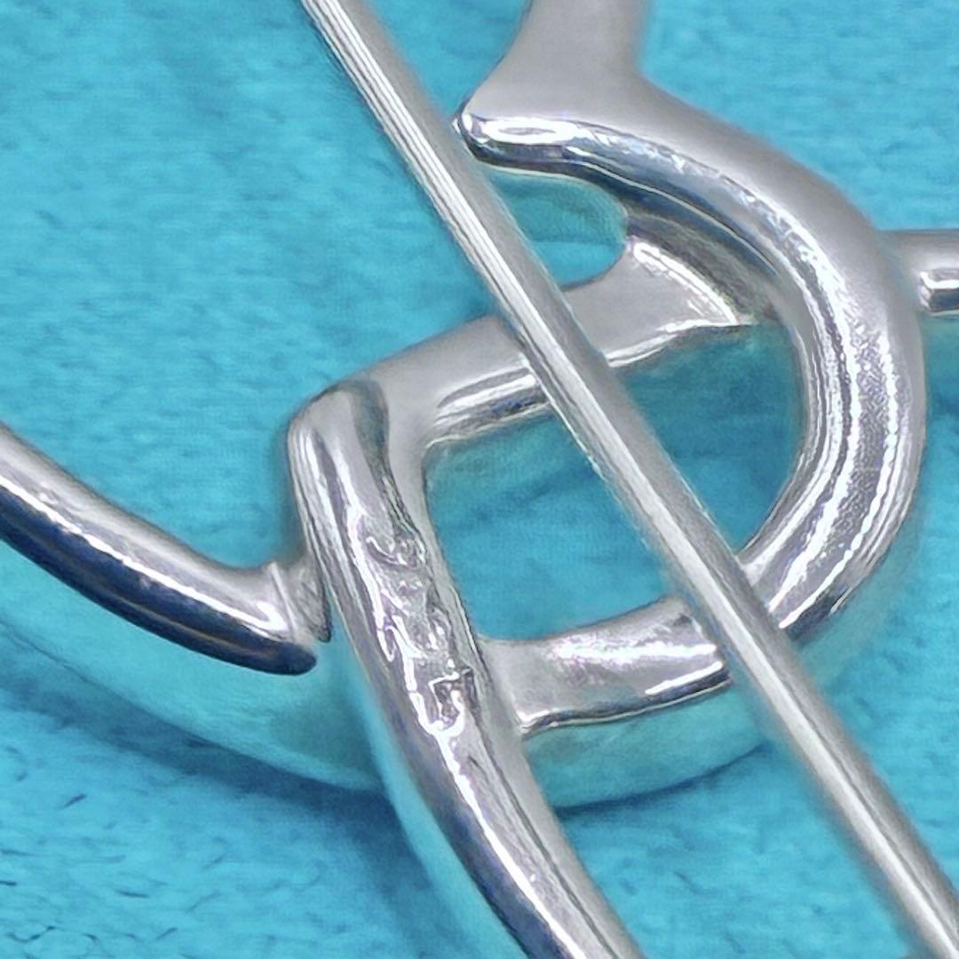 【美品】ティファニー　トリプルハート　ブローチ　シルバー925　希少