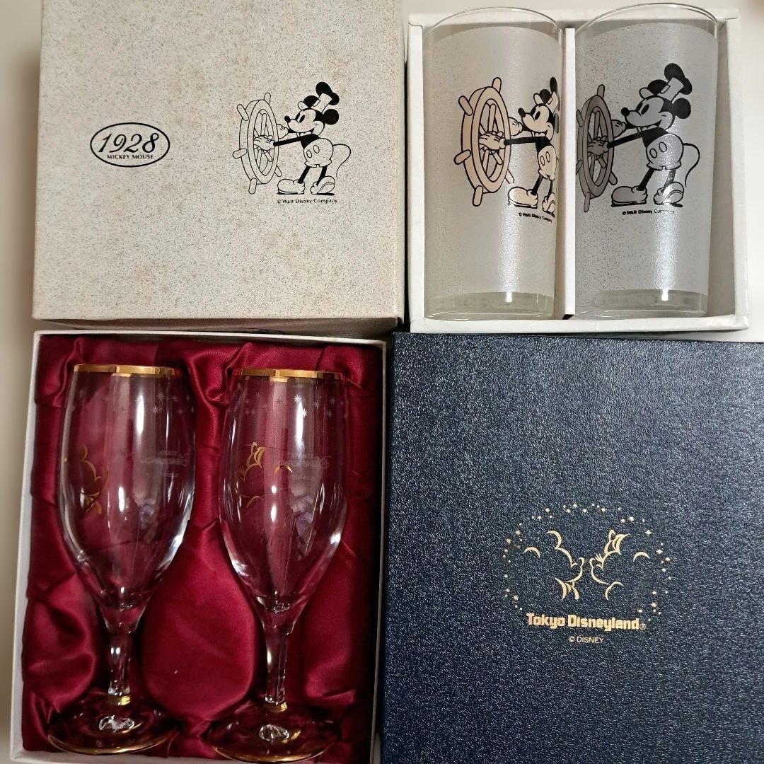 ディズニー　食器　お皿　カップ&ソーサー　ワイングラス　まとめ売り