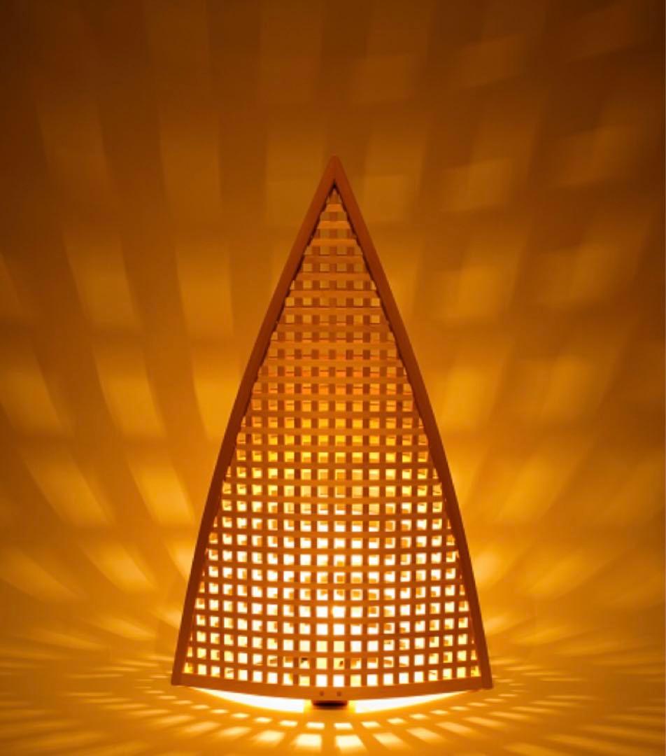 林木工芸アイ木のあかり間接照明青森ヒバライトフロアーライト