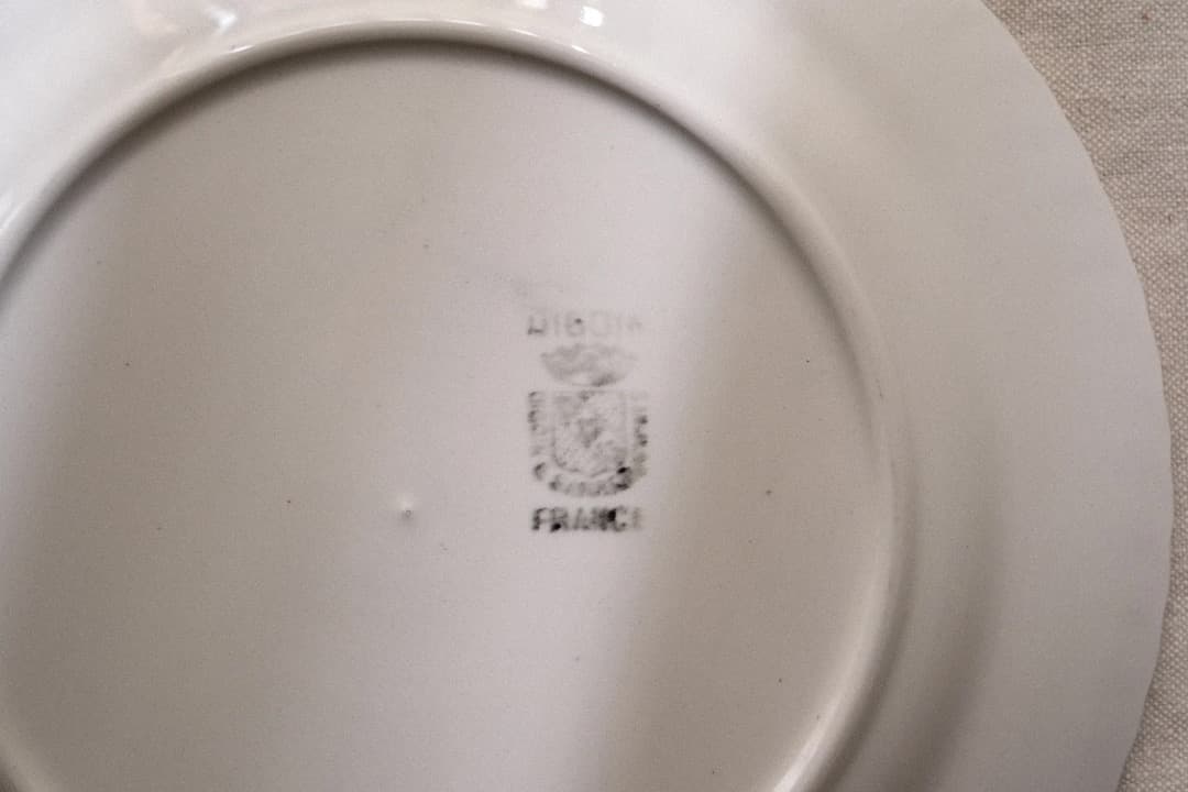 フランスアンティーク｜ディゴワン＆サルグミンヌのケーキプレート（2枚セット）