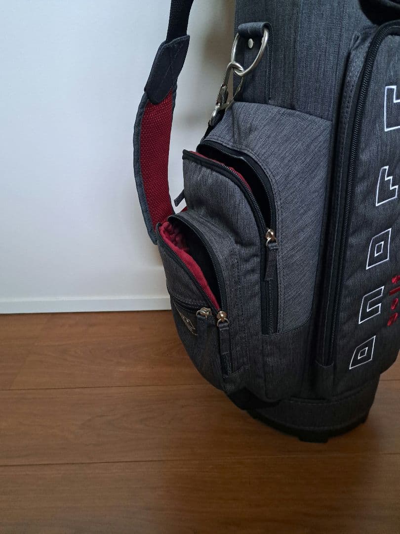 美品　ONOFF オノフ キャディバッグ 杢 （モク） グレー