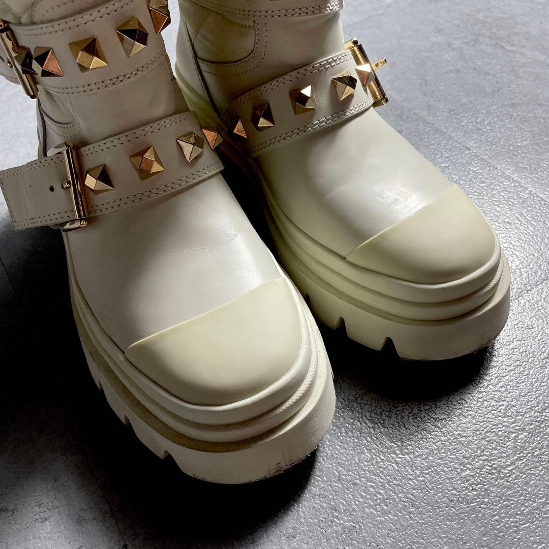 完売モデル✨️ ASH POLAR ナイロンドッキングブーツ アイボリー