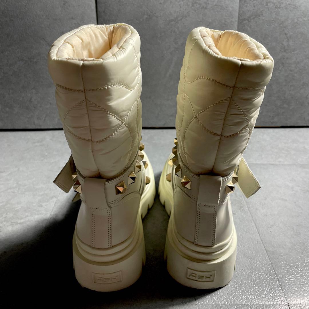 完売モデル✨️ ASH POLAR ナイロンドッキングブーツ アイボリー