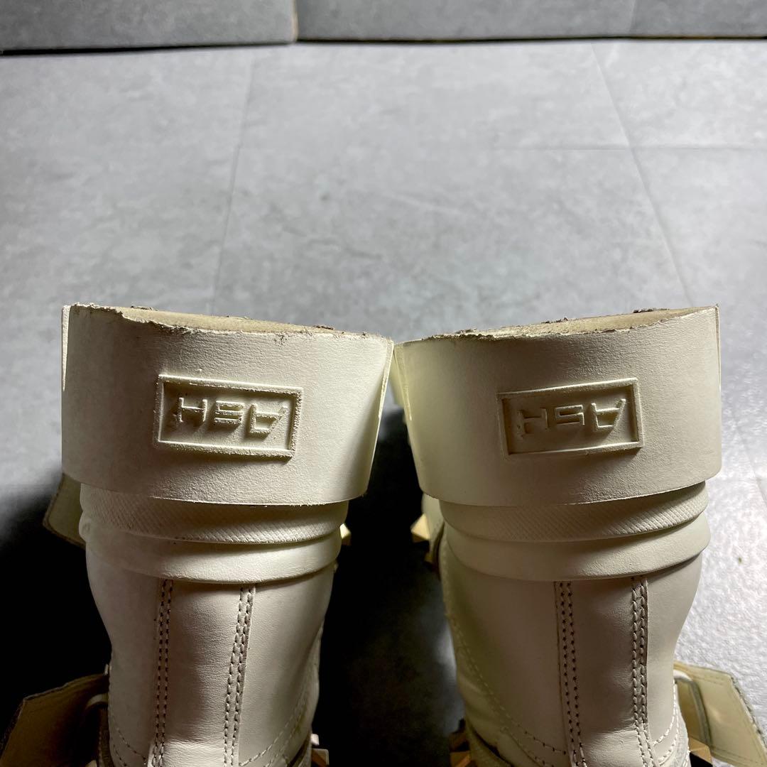 完売モデル✨️ ASH POLAR ナイロンドッキングブーツ アイボリー