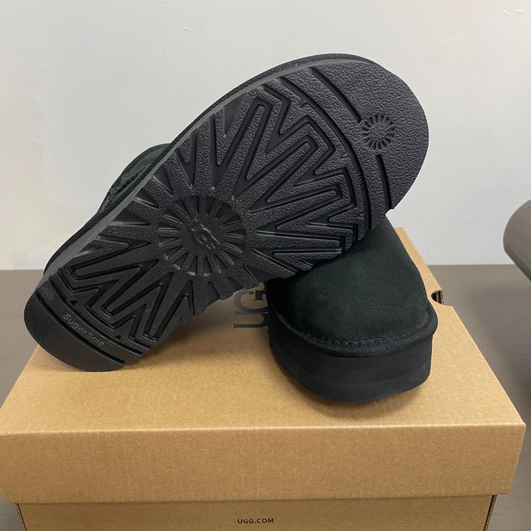 UGG クラシック ウルトラミニ プラットフォーム 厚底 ブラック 25cm