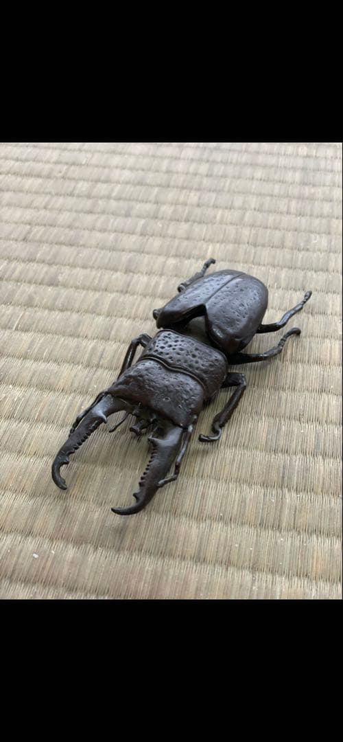 銅製　鍬形　金属工芸品