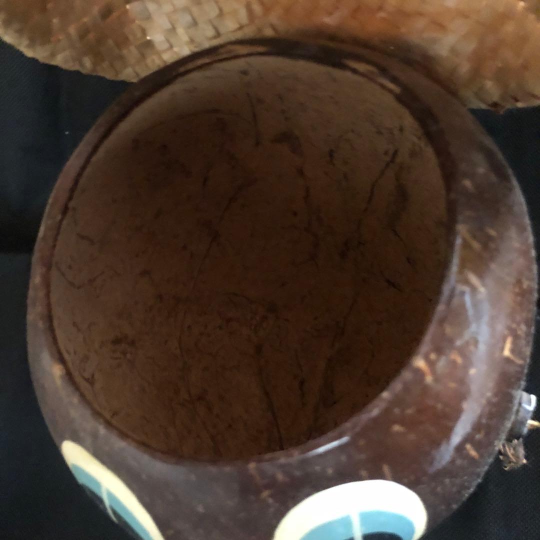 ヤシの木　小物入れ付置き物　HAWAII アジアン　　アンティーク　レトロ