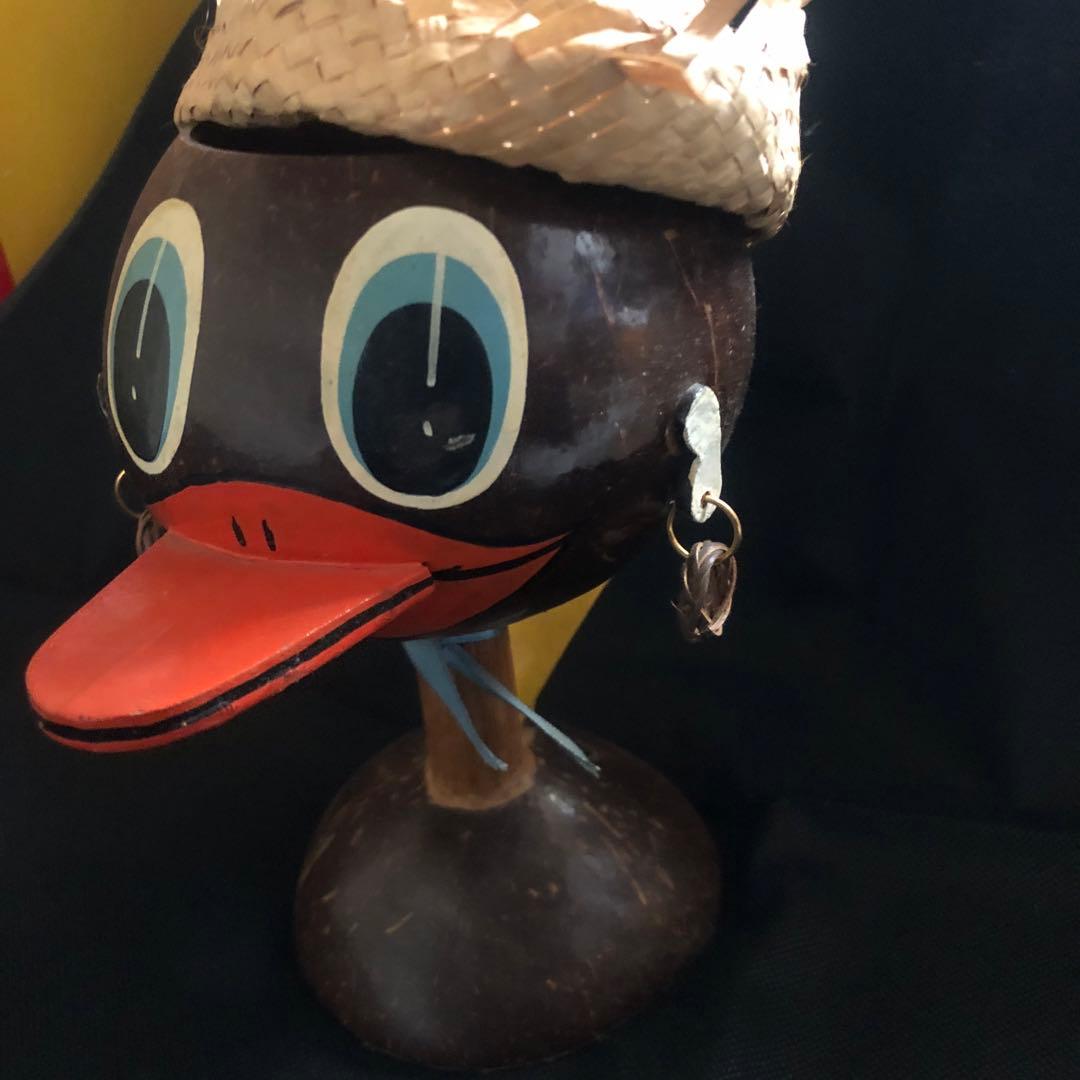 ヤシの木　小物入れ付置き物　HAWAII アジアン　　アンティーク　レトロ