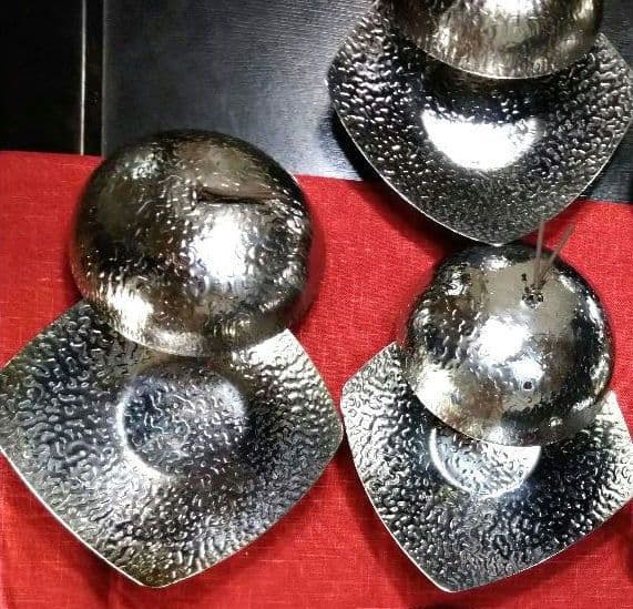 ♥奨め一押し【 高級ステンレス皿 食器 】&【卓上一人鍋用】2セット