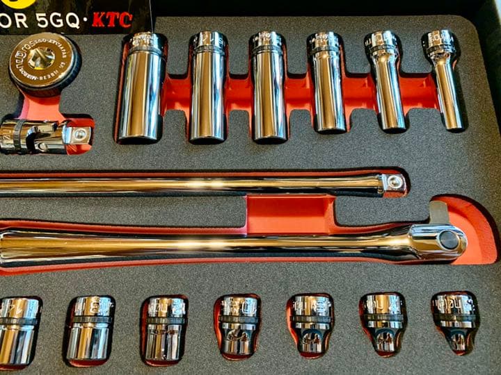 ＫＴＣ『ネプロス,9.5sq,ソケットレンチ26点セット』【超美品、未使用品】