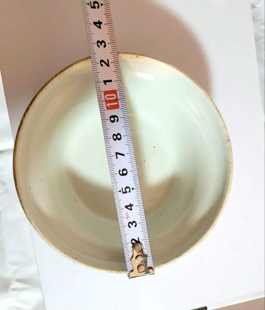 アンティーク品　陶器製　蓋付き碗