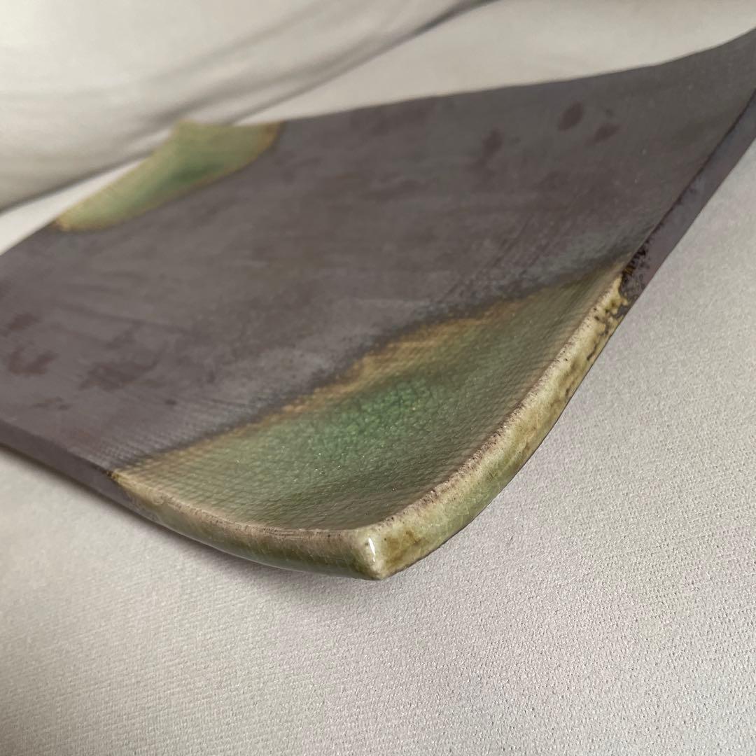 ヴィンテージ　陶磁器　大皿　角皿