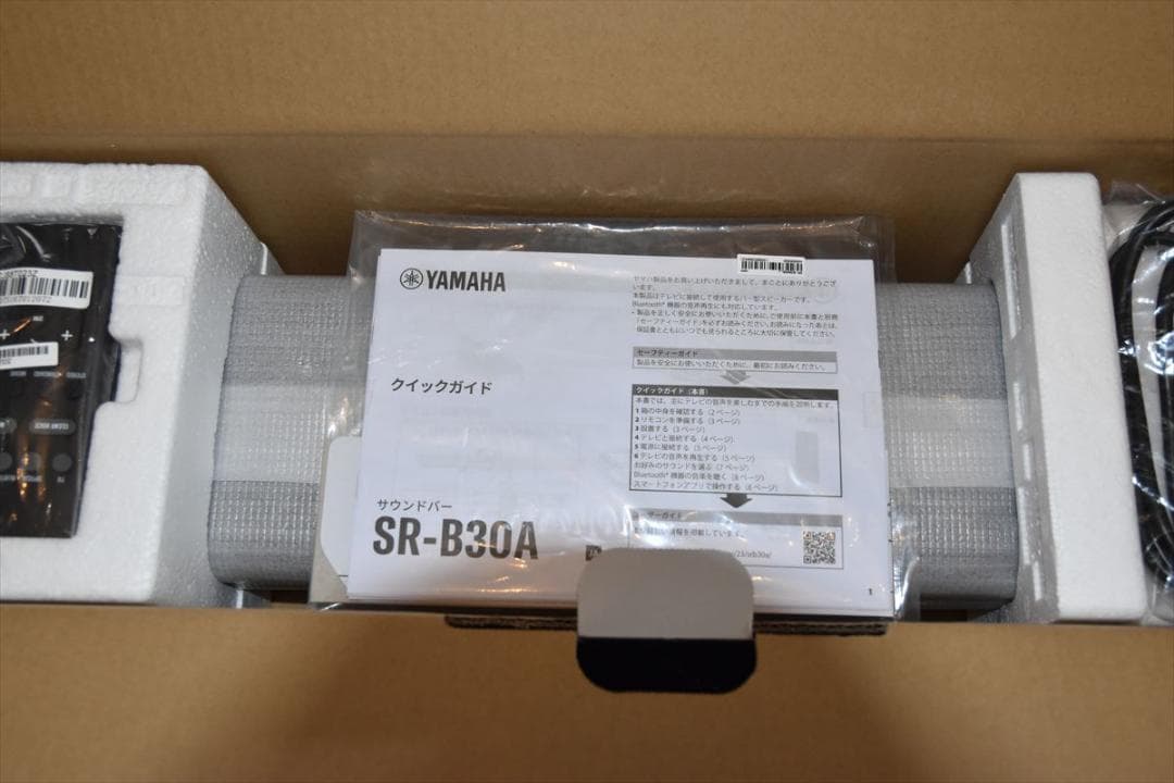 【2025年製】　サウンドバー　SR-B30A（B）　ブラック