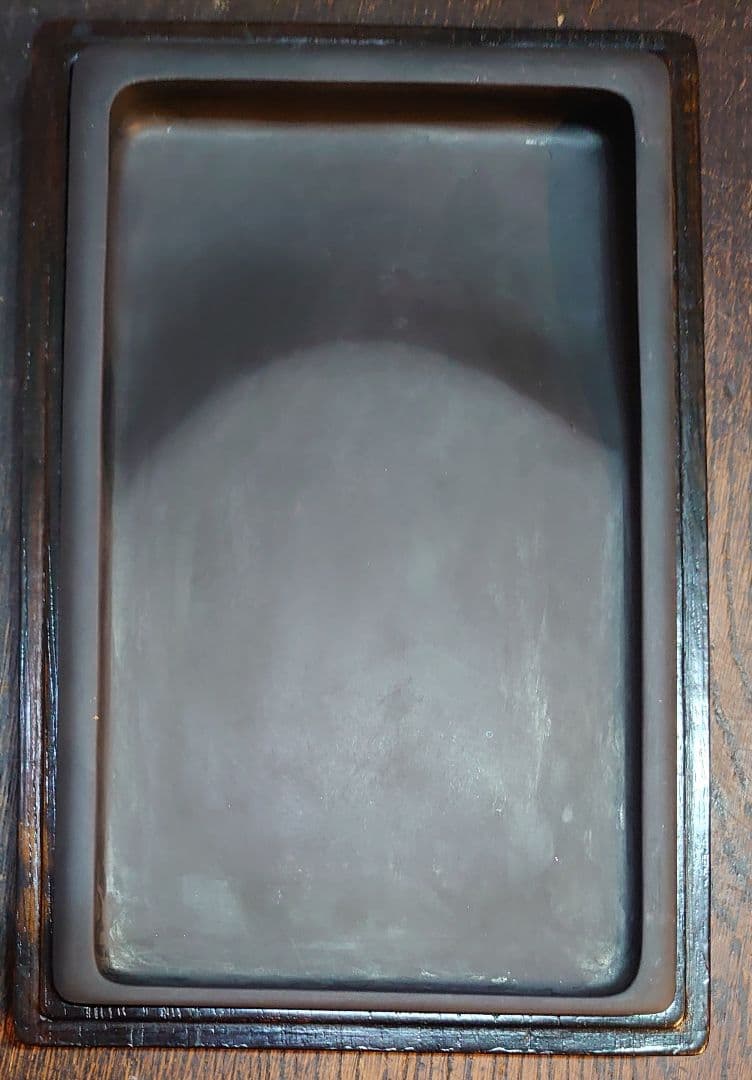 【中国文房具】『端渓硯／裏面 端渓硯産出坑地図』箱 衣装箱 外装箱