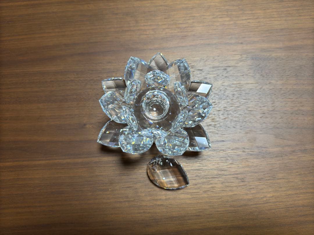 スワロフスキー スイレン L 置物 ガラス