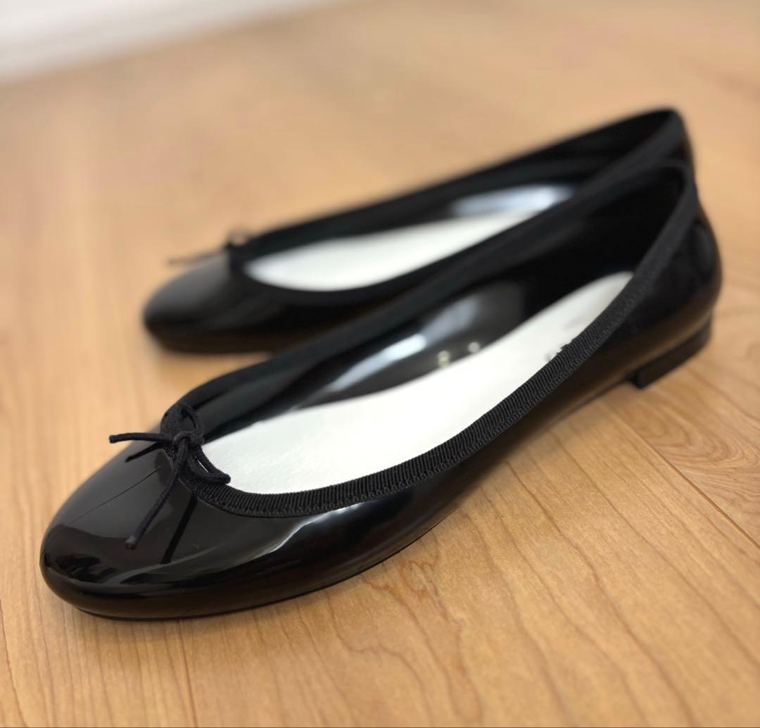 【新品未使用】Repetto レペット バレエシューズ サンドリオン 黒 39
