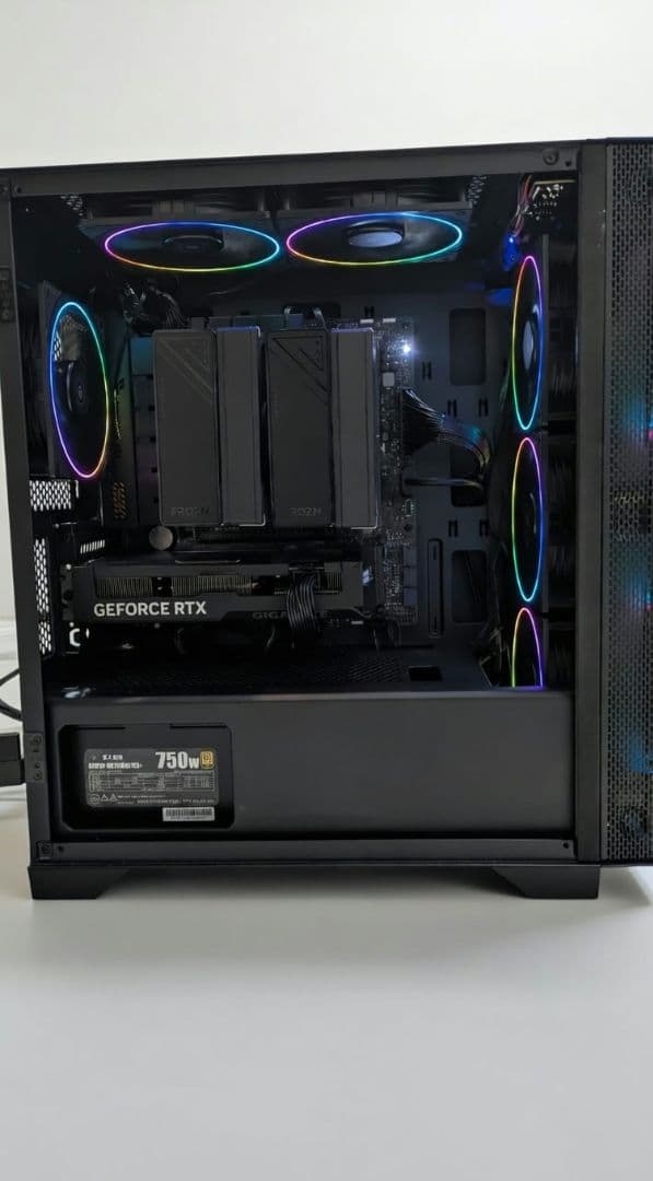 【Ryzen7 7800X3D RTX4060Ti】ミドルタワーPCケース