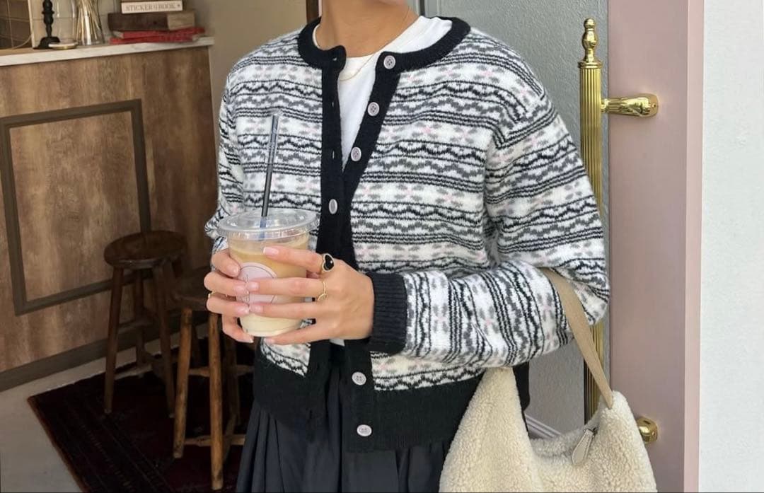 rosymonster フェアアイルカーディガン