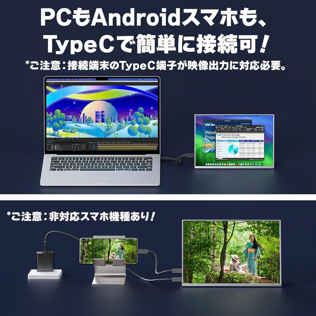 10.5インチ ポータブルモニター/モバイルモニター