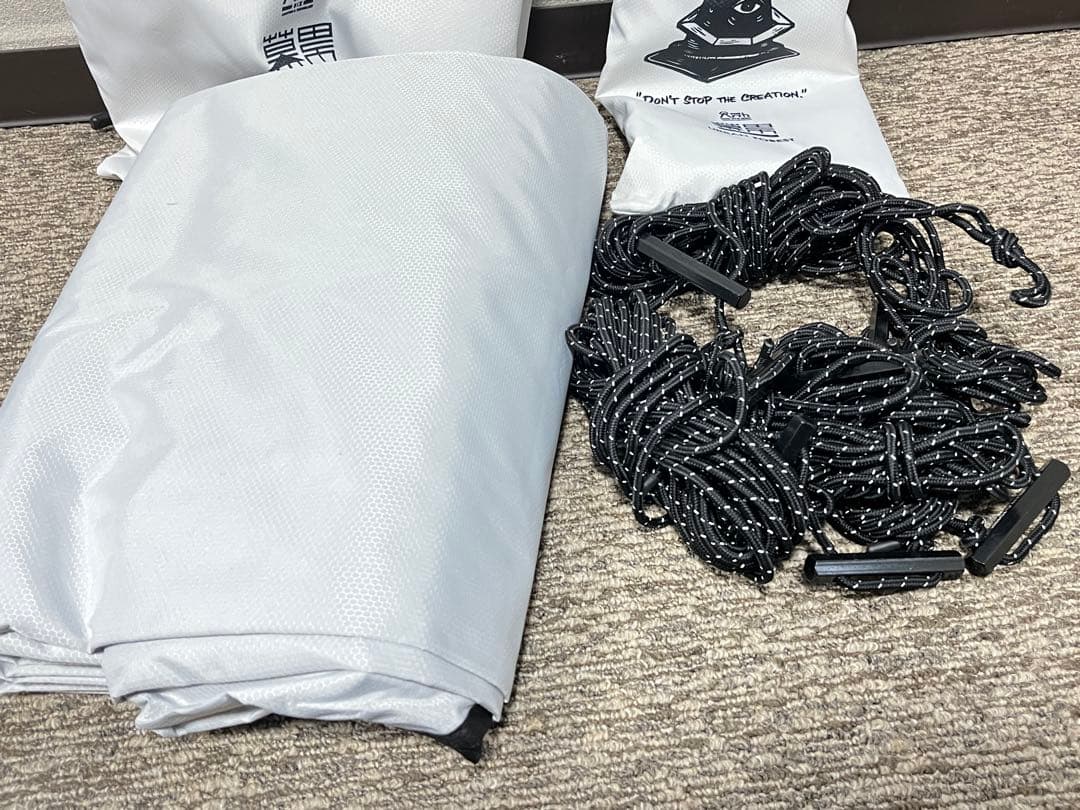 幕男 URBAN FOREST タープ ざぁーす しろ TheArth ほぼ新品