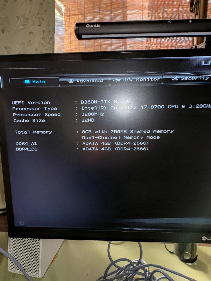 値下げ！　 i7-8700+ ASRock マザー(mini-ITX)+その他