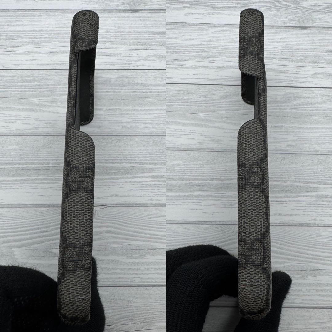 【未使用品】GUCCI iphone15 スマホケース GGスプリーム グレー