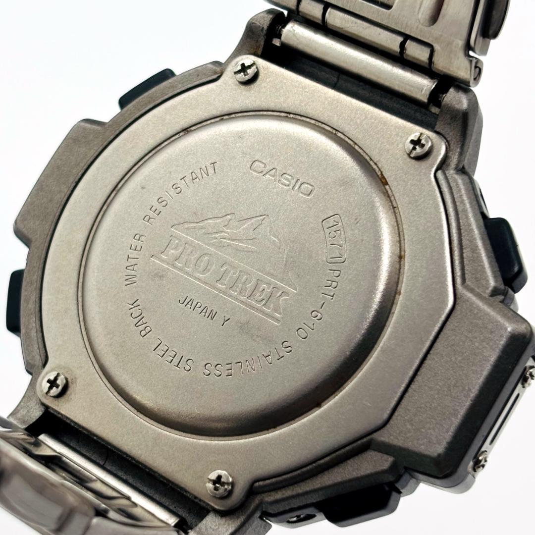 【入手困難】美品 プロトレック PRT-610 チタニウム 腕時計【1-B-⑤】