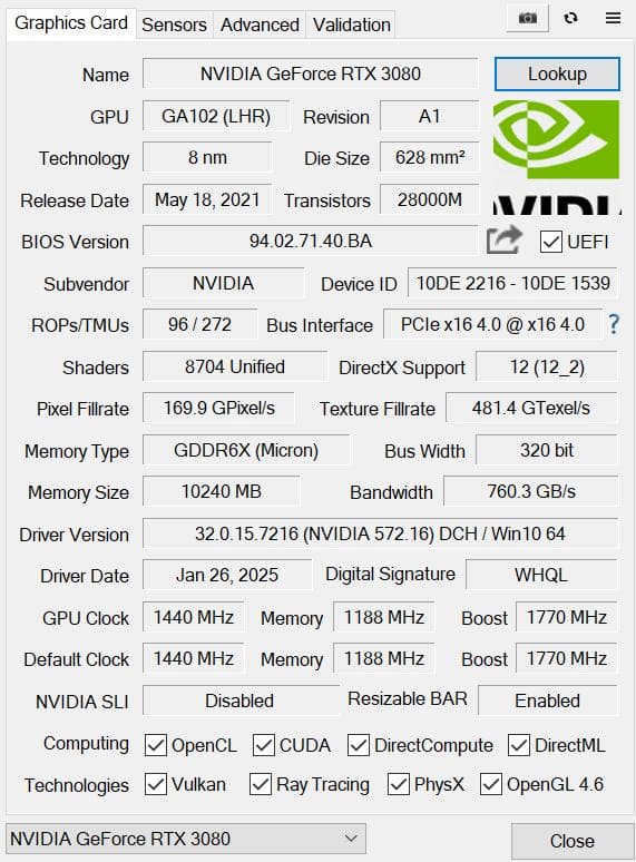 GeForce RTX3080 iChill X3 10GB グラフィックボード