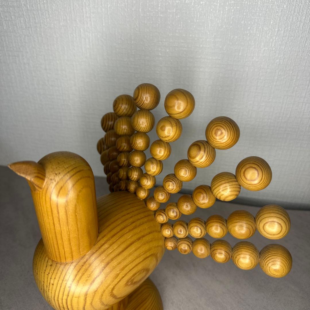 Aarikka Peacock object / アーリッカ 孔雀のオブジェ