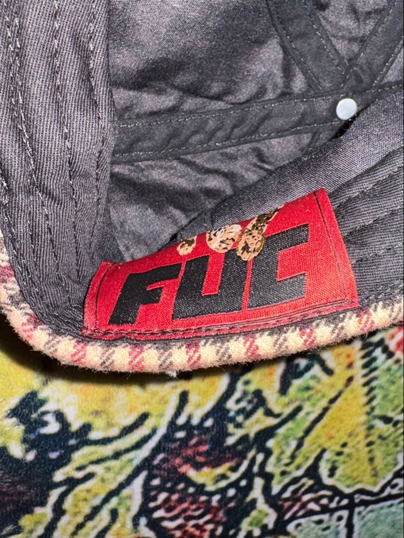 FUC チェックフラップキャップ