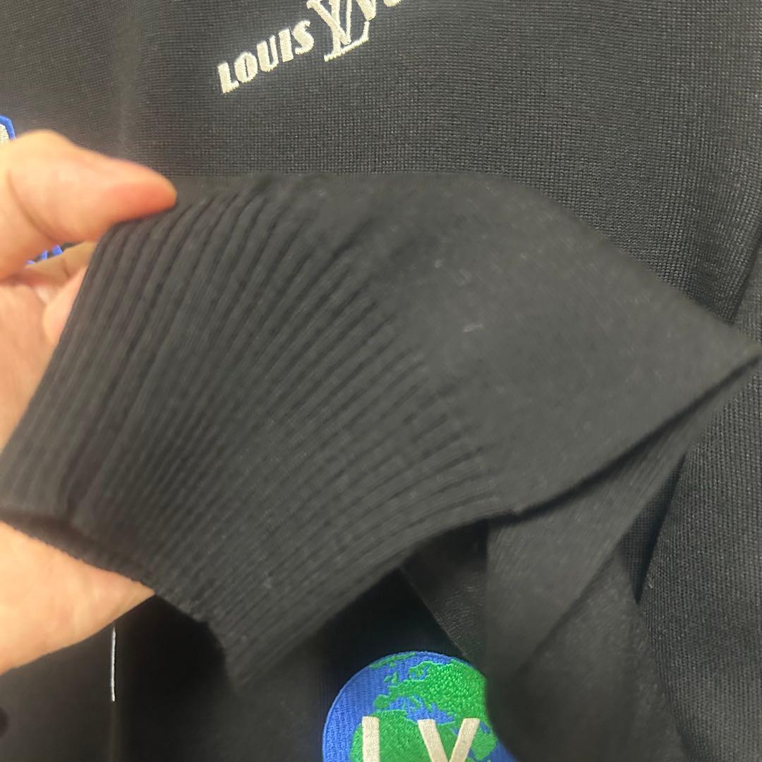 【未使用級】LOUIS VUITTON ルイヴィトン セーター　ワッペン S