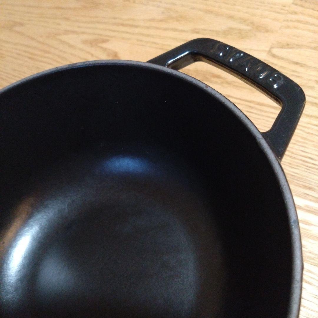 生涯保証あり ストウブ ワナベ 18cm シャイニーブラック